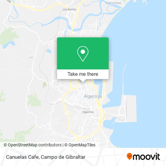 mapa Canuelas Cafe