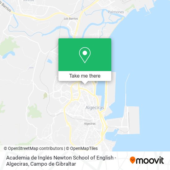 Academia de Inglés Newton School of English - Algeciras map