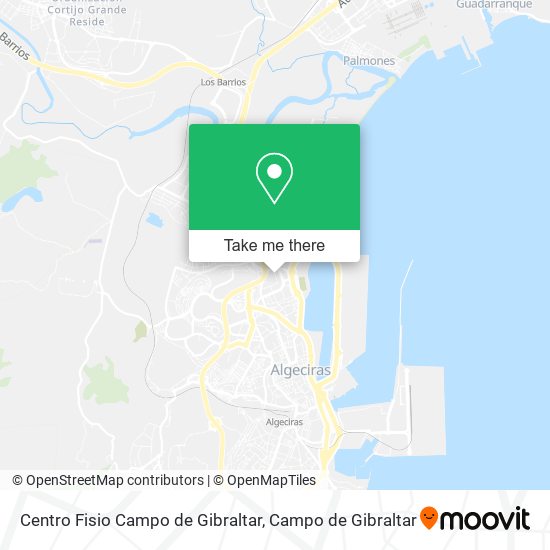 Centro Fisio Campo de Gibraltar map