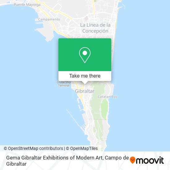 mapa Gema Gibraltar Exhibitions of Modern Art