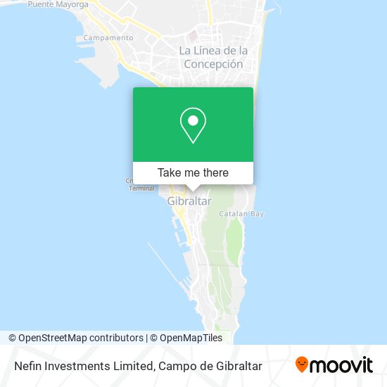 Nefin Investments Limited map