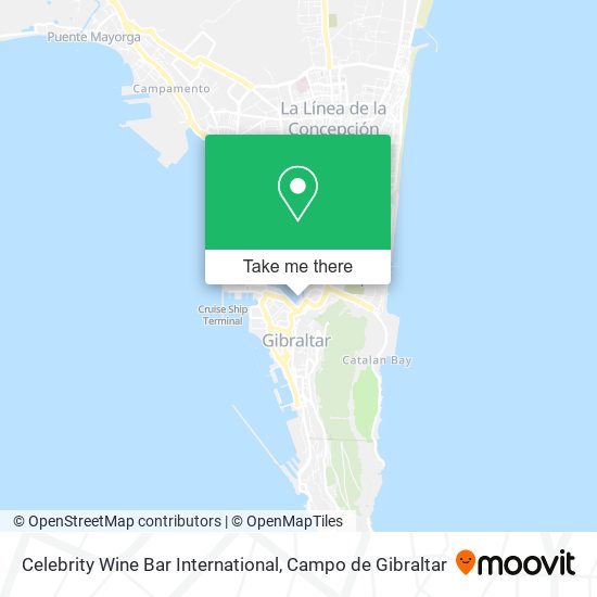 Celebrity Wine Bar International map