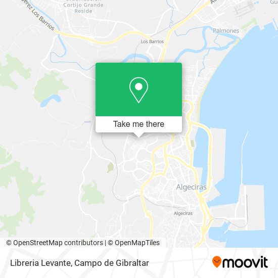 mapa Libreria Levante