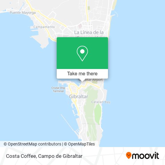 Costa Coffee map
