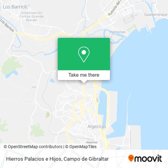 Hierros Palacios e Hijos map