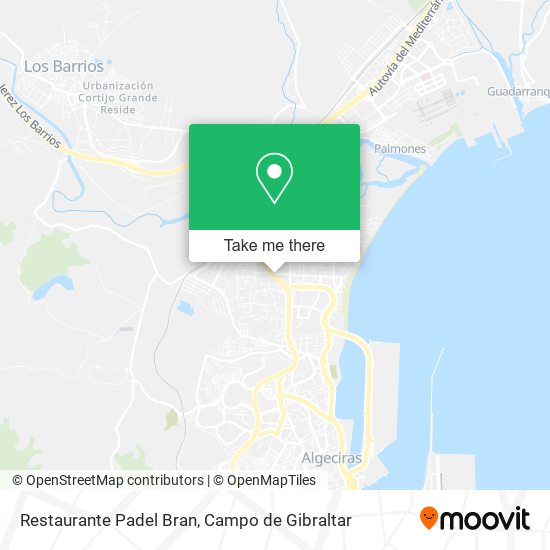 mapa Restaurante Padel Bran