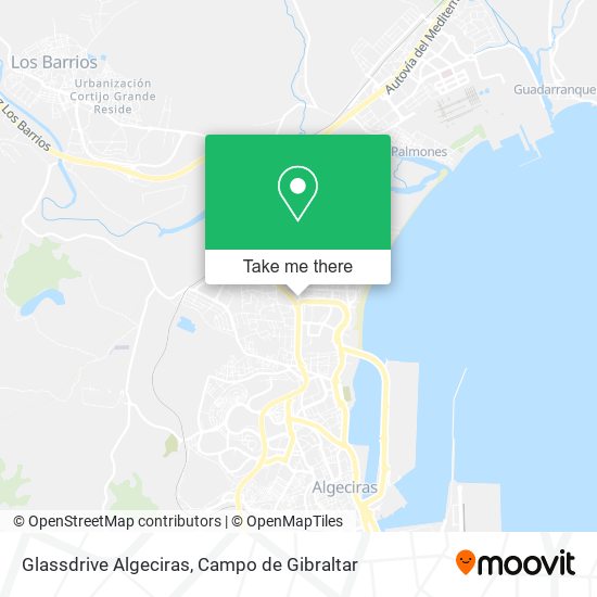 mapa Glassdrive Algeciras