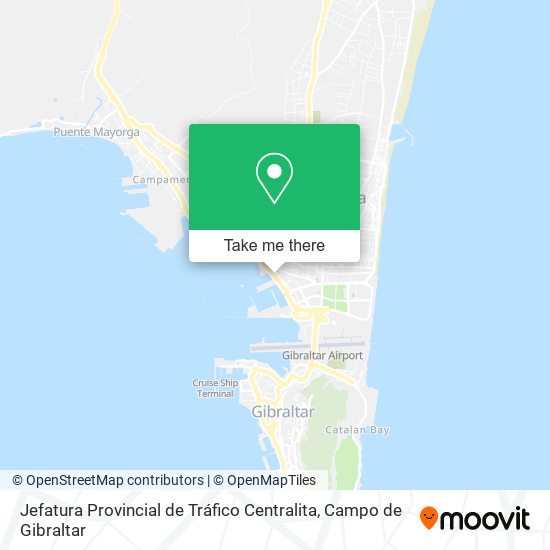 Jefatura Provincial de Tráfico Centralita map