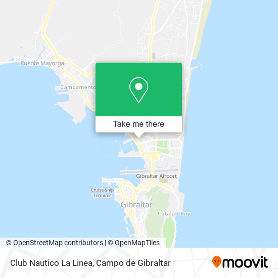 Club Nautico La Linea map