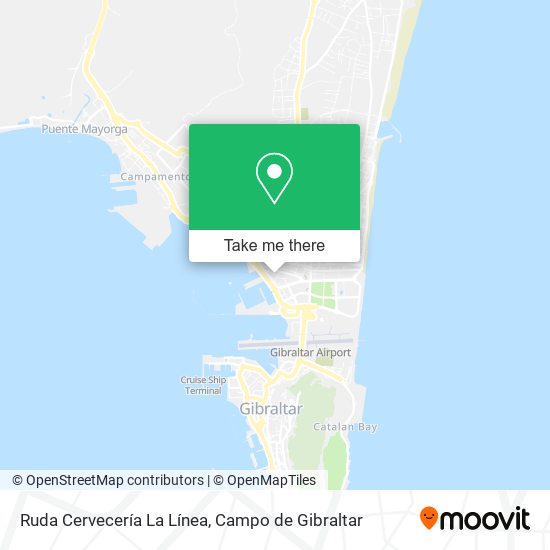 Ruda Cervecería La Línea map