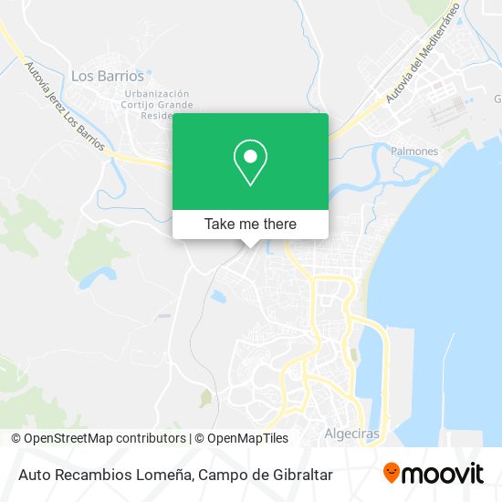 Auto Recambios Lomeña map