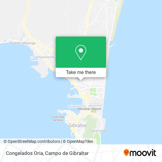 Congelados Oria map