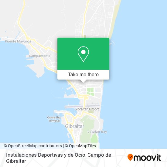 Instalaciones Deportivas y de Ocio map