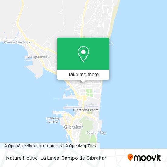 Nature House- La Linea map