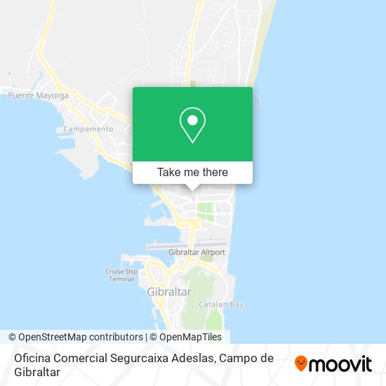 mapa Oficina Comercial Segurcaixa Adeslas