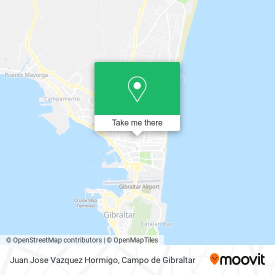 Juan Jose Vazquez Hormigo map