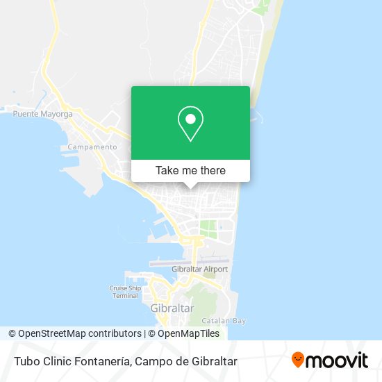 mapa Tubo Clinic Fontanería