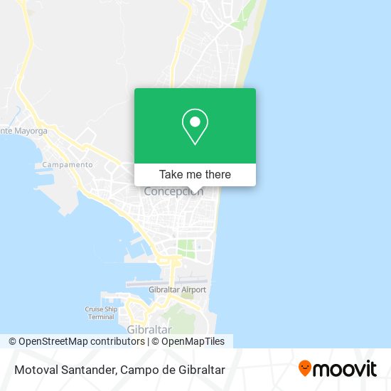 mapa Motoval Santander