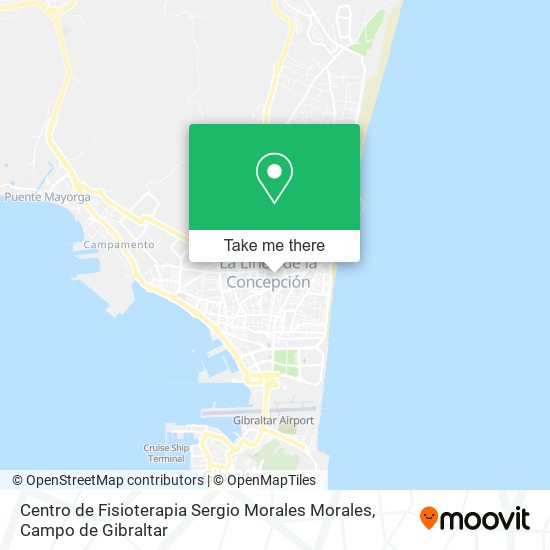 Centro de Fisioterapia Sergio Morales Morales map