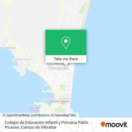 mapa Colegio de Educación Infantil y Primaria Pablo Picasso