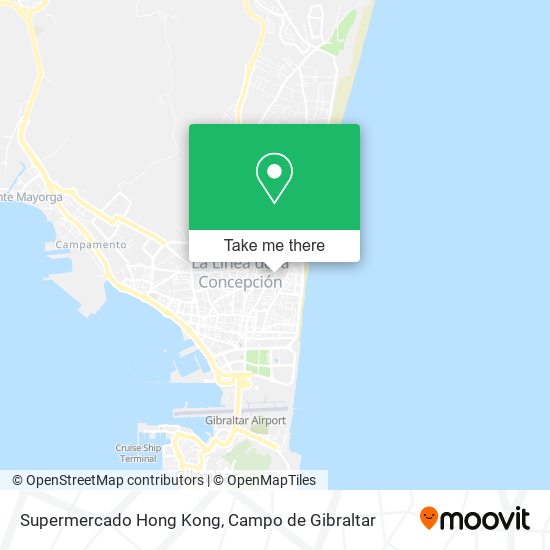 Supermercado Hong Kong map