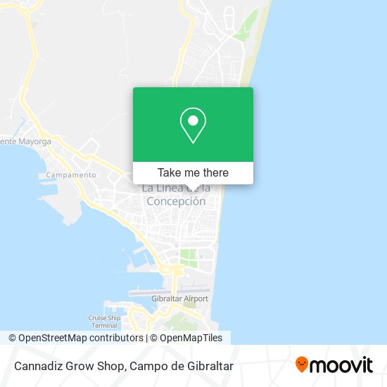 mapa Cannadiz Grow Shop