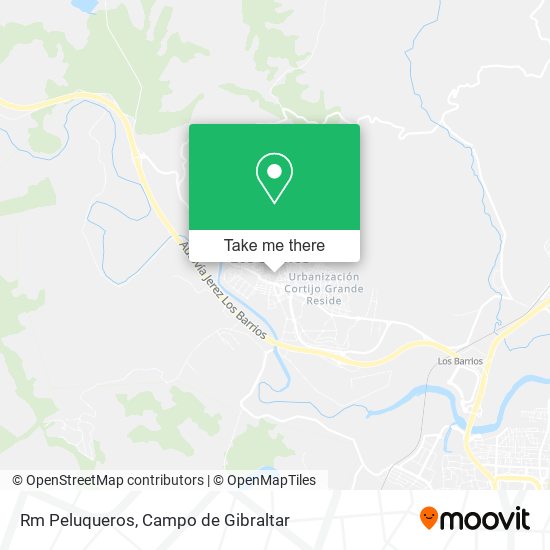 Rm Peluqueros map