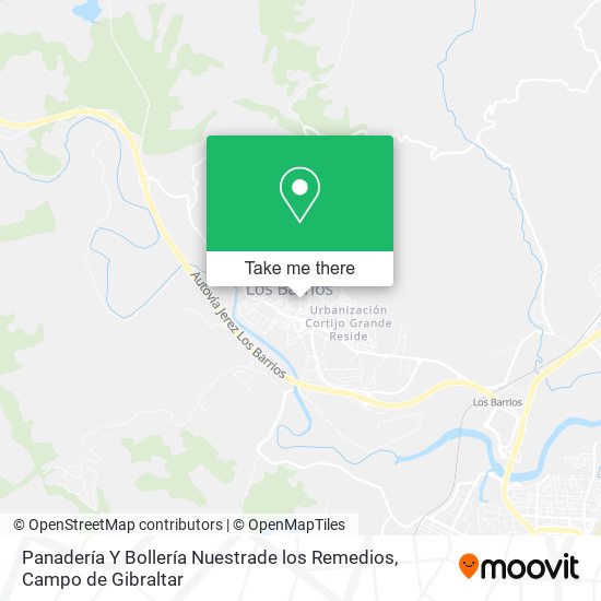 Panadería Y Bollería Nuestrade los Remedios map