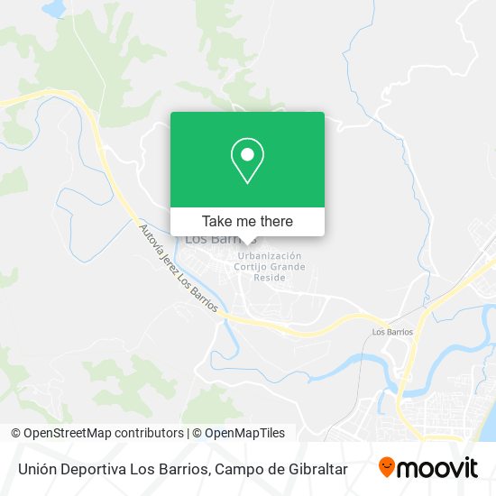 Unión Deportiva Los Barrios map