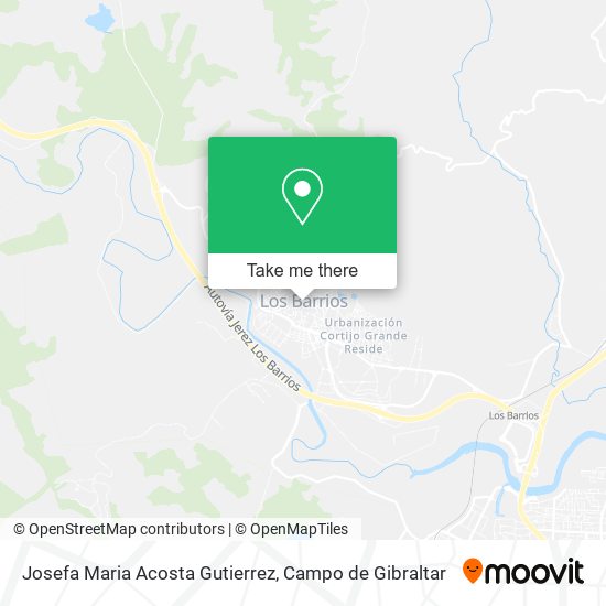 Josefa Maria Acosta Gutierrez map