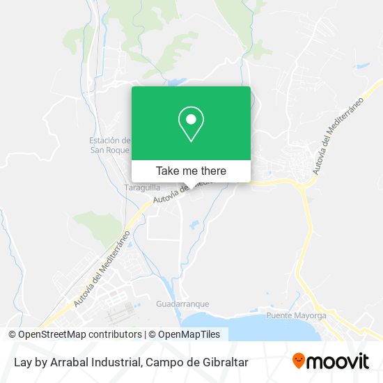 Lay by Arrabal Industrial map