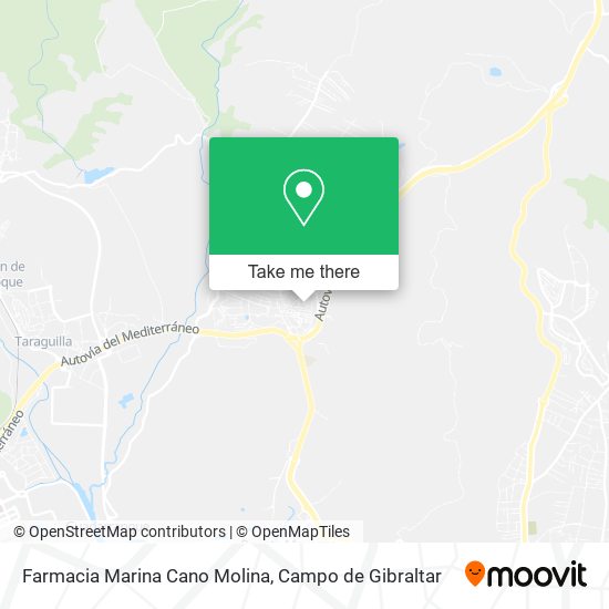 Farmacia Marina Cano Molina map