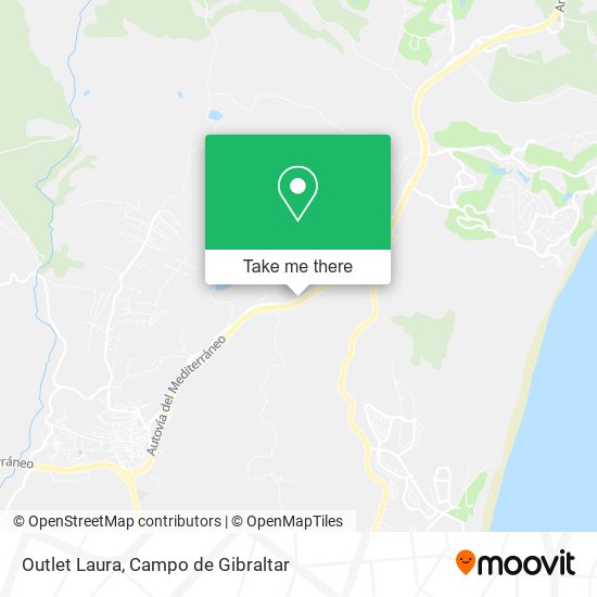 Outlet Laura map