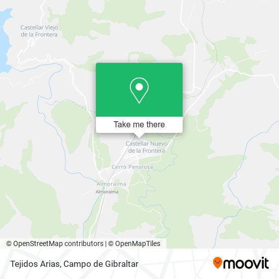 Tejidos Arias map