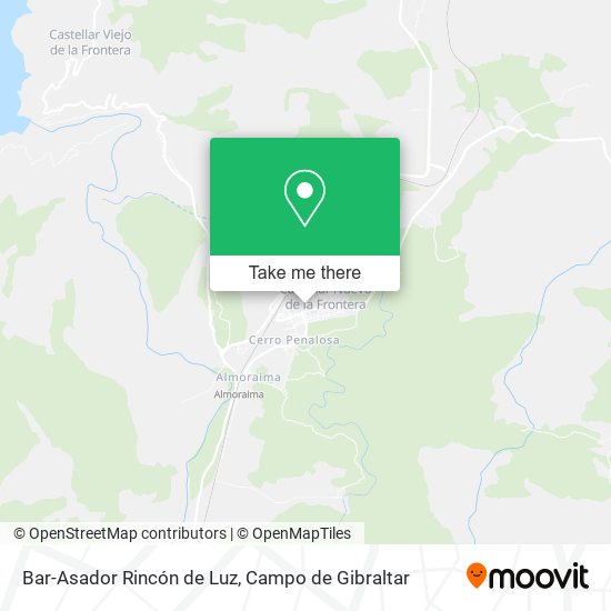 mapa Bar-Asador Rincón de Luz