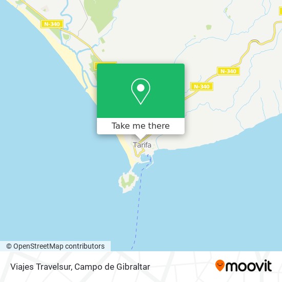 Viajes Travelsur map