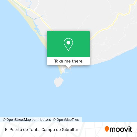 El Puerto de Tarifa map