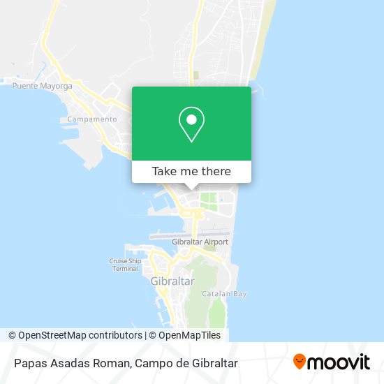 Papas Asadas Roman map