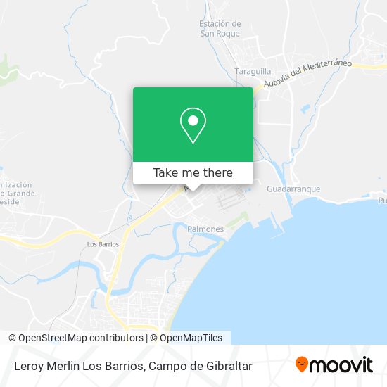 Leroy Merlin Los Barrios map