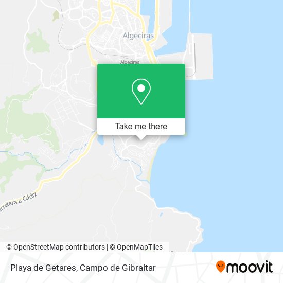 mapa Playa de Getares