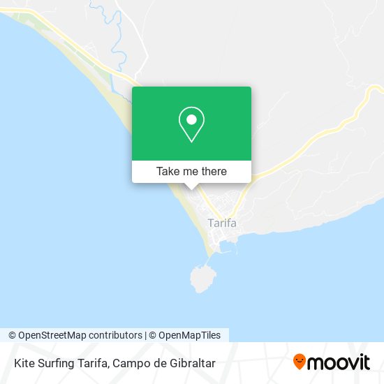 Kite Surfing Tarifa map