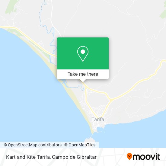 Kart and Kite Tarifa map