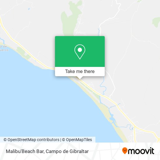 mapa Malibu'Beach Bar