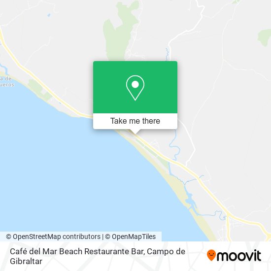 Café del Mar Beach Restaurante Bar map