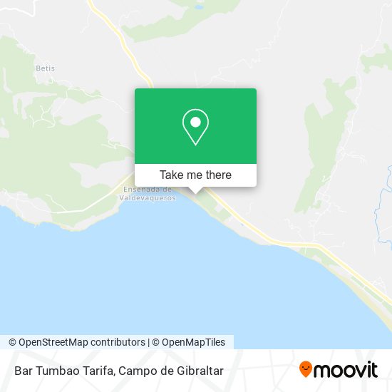 mapa Bar Tumbao Tarifa