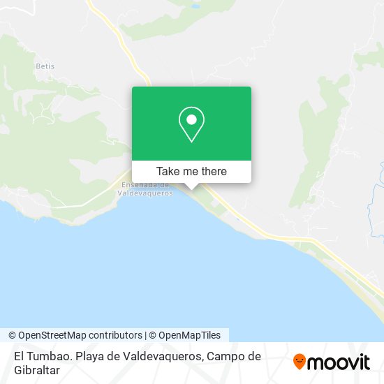 El Tumbao. Playa de Valdevaqueros map