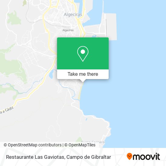 Restaurante Las Gaviotas map