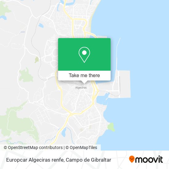 Europcar Algeciras renfe map