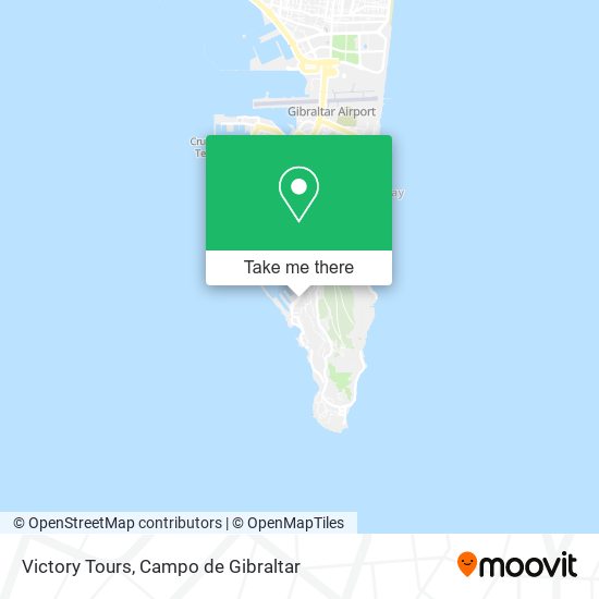 Victory Tours map