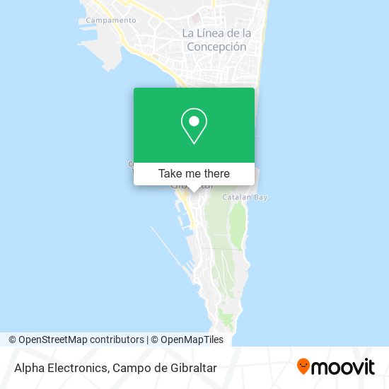 Alpha Electronics map